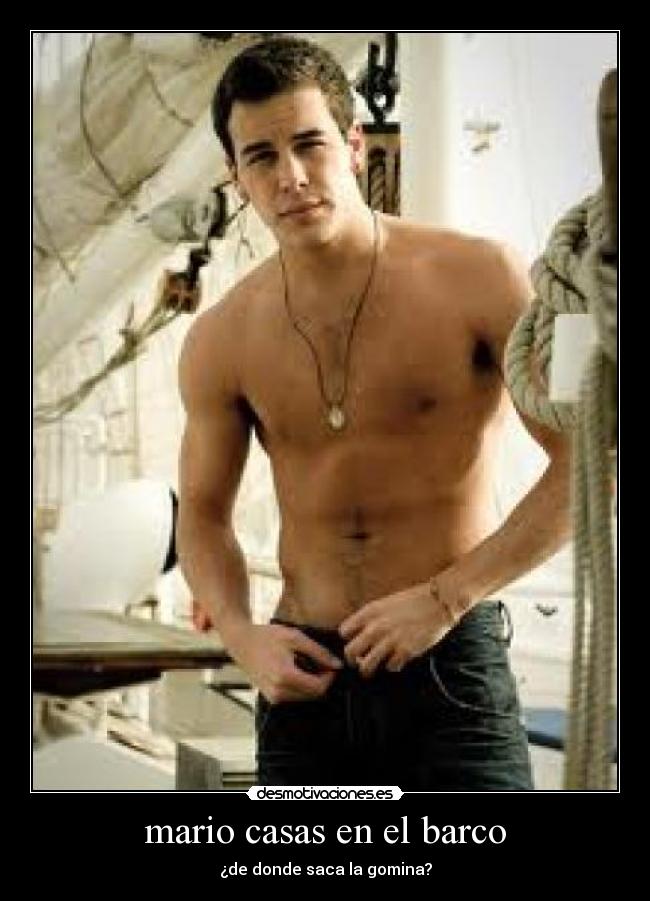 mario casas en el barco - 