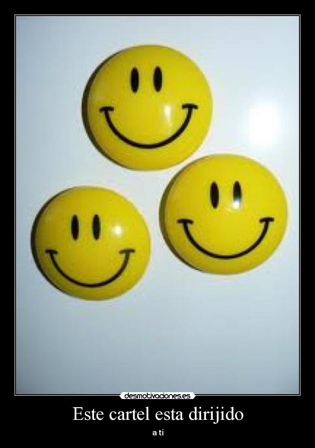 Este cartel esta dirijido -