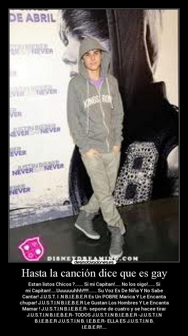 Hasta la canción dice que es gay -