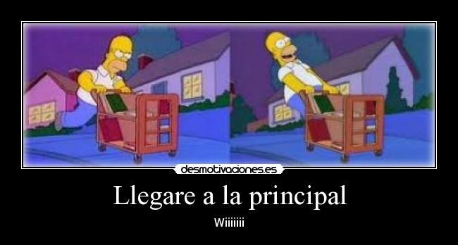 Llegare a la principal -