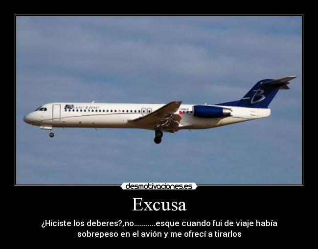 carteles avion deberes vuelos desmotivaciones