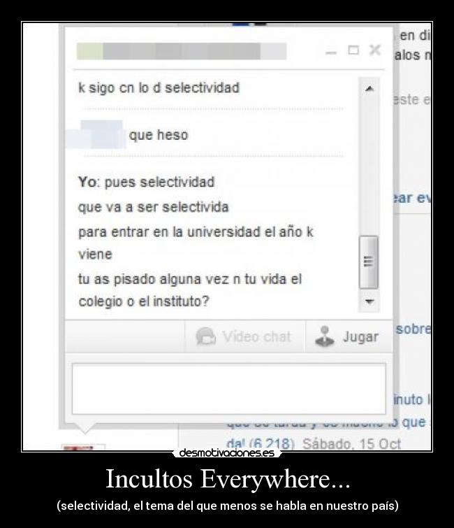 Incultos Everywhere... - (selectividad, el tema del que menos se habla en nuestro país)