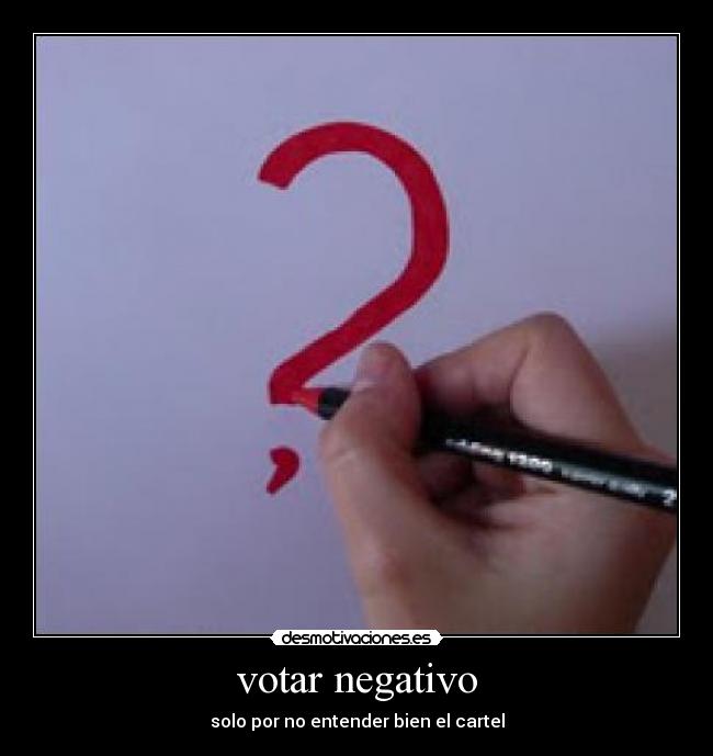 votar negativo -