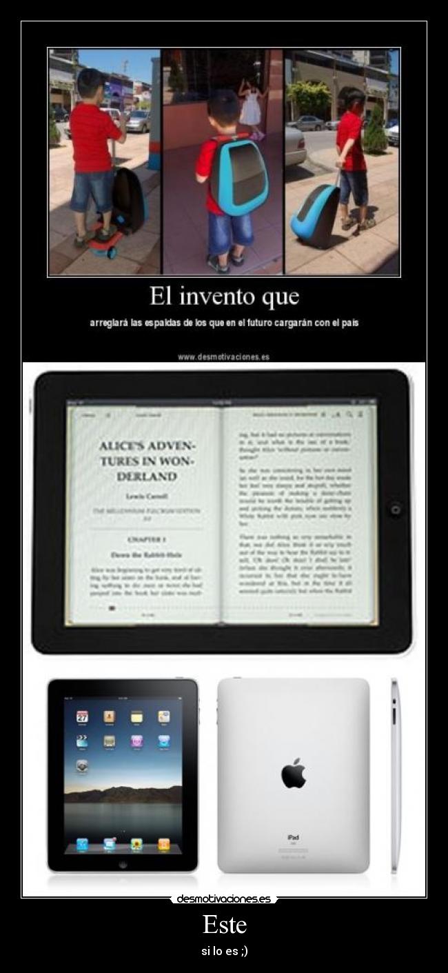 carteles ipad desmotivaciones