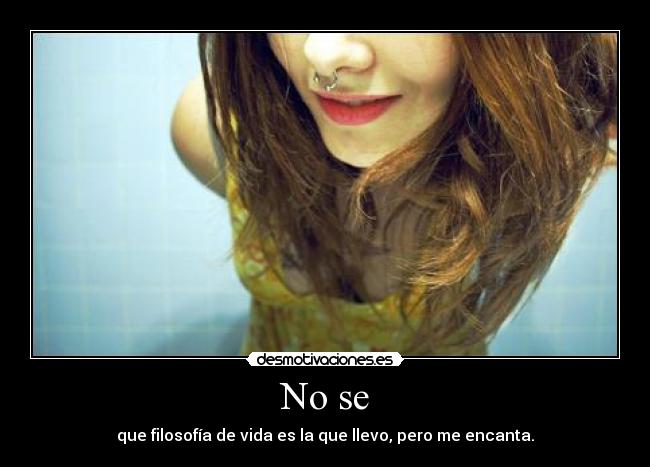 No se -