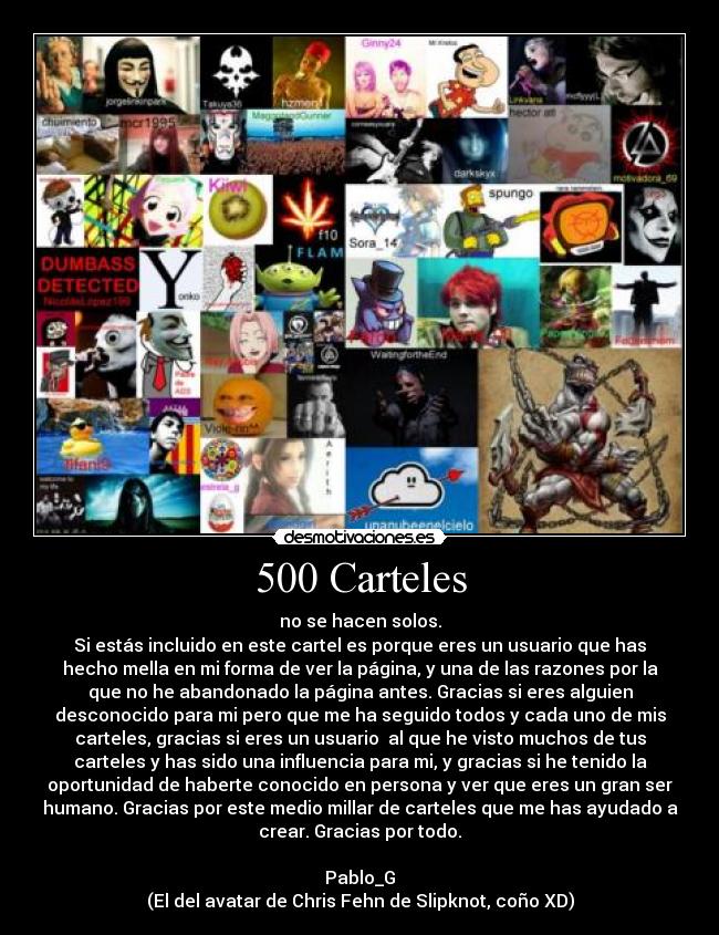 500 Carteles - 