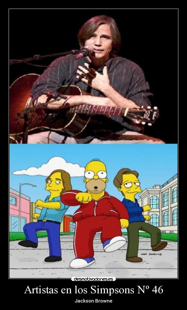 Artistas en los Simpsons Nº 46 - Jackson Browne