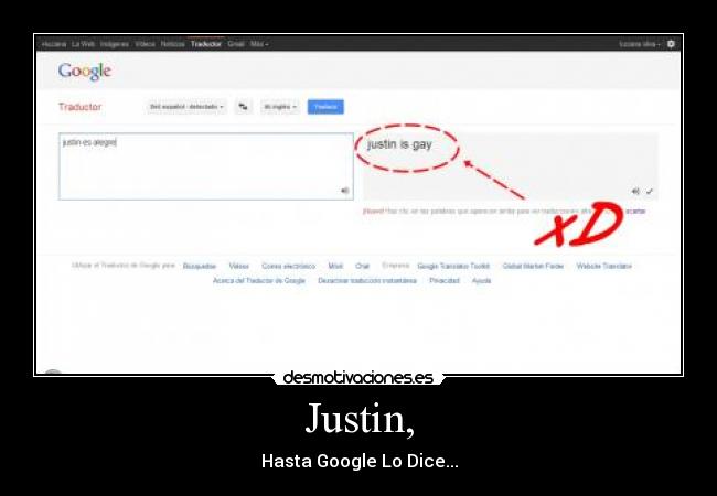 Justin, - Hasta Google Lo Dice...