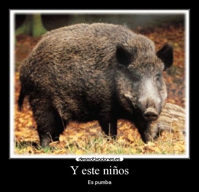 Y este niños - Es pumba