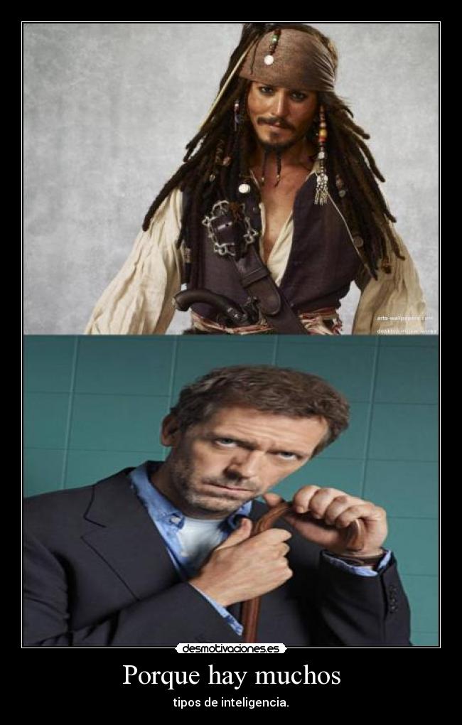 carteles house jack sparrow inteligencia desmotivaciones