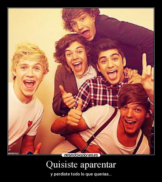 Quisiste aparentar -