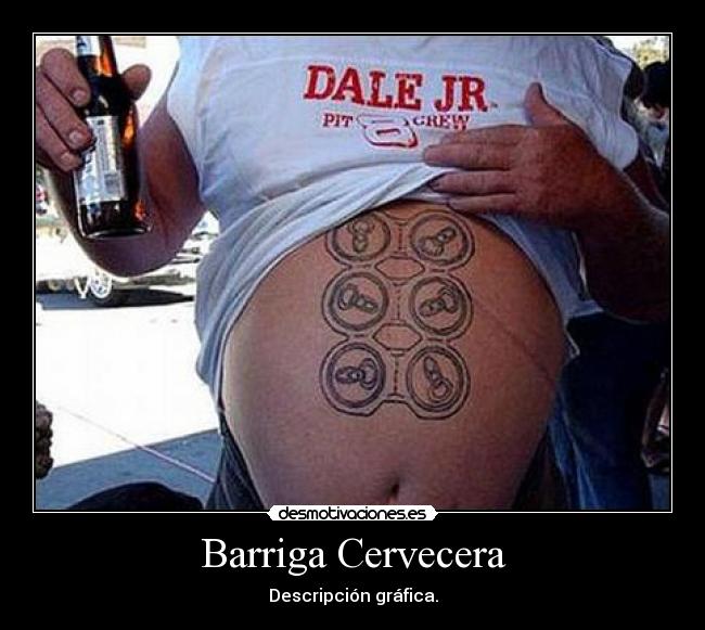 Barriga Cervecera - Descripción gráfica.
