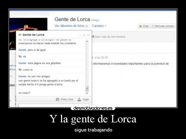 Y la gente de Lorca - 
