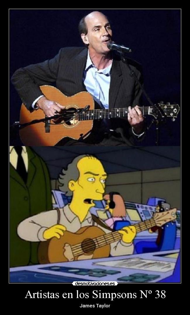 Artistas en los Simpsons Nº 38 - James Taylor