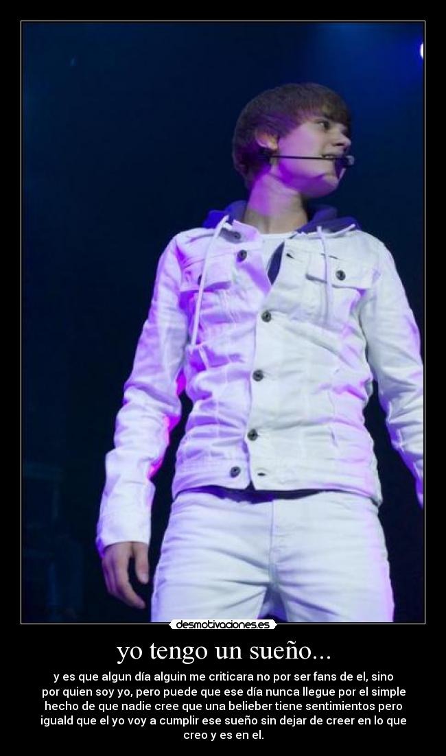 yo tengo un sueño... -