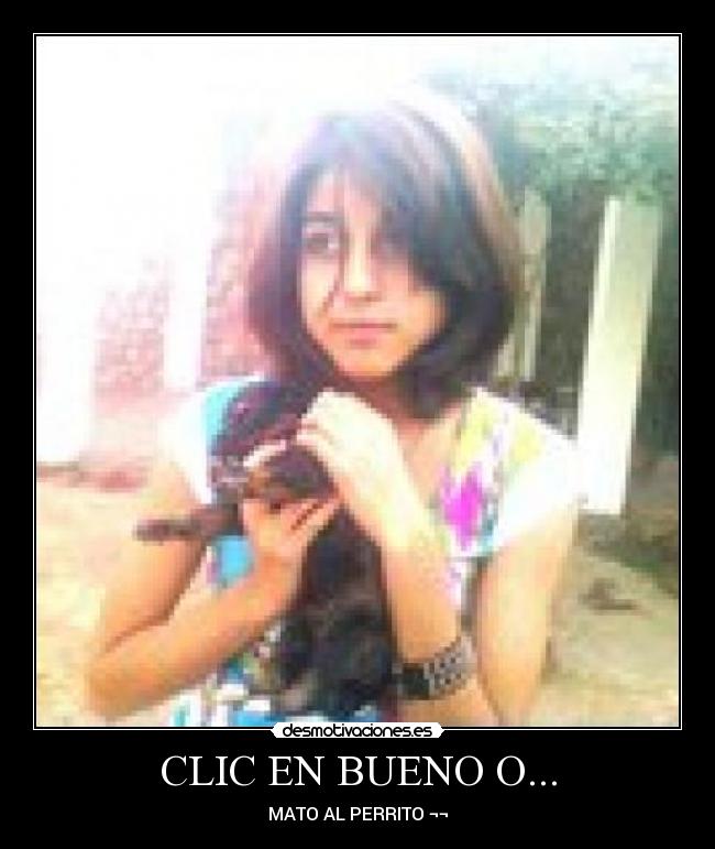 CLIC EN BUENO O... - MATO AL PERRITO ¬¬