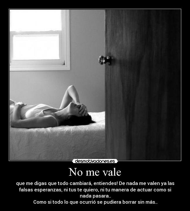 No me vale -