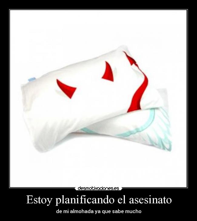 Estoy planificando el asesinato -