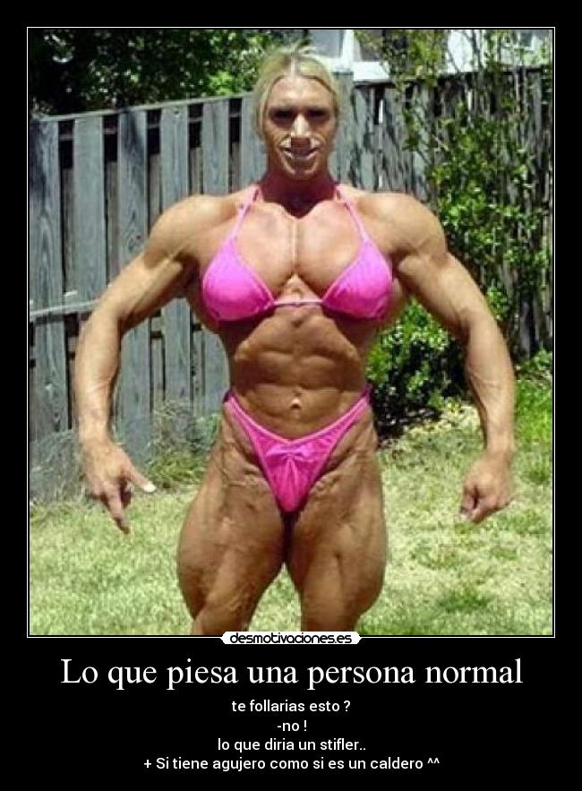 Lo que piesa una persona normal - te follarias esto ?
-no !
lo que diria un stifler..
+ Si tiene agujero como si es un caldero ^^