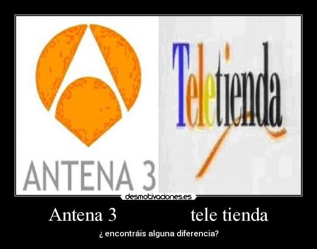 Antena 3               tele tienda - ¿ encontráis alguna diferencia?