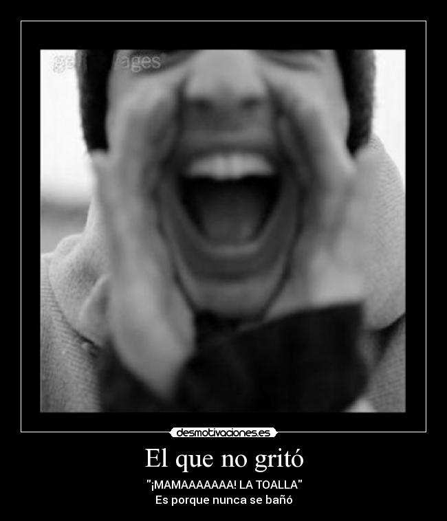 El que no gritó -