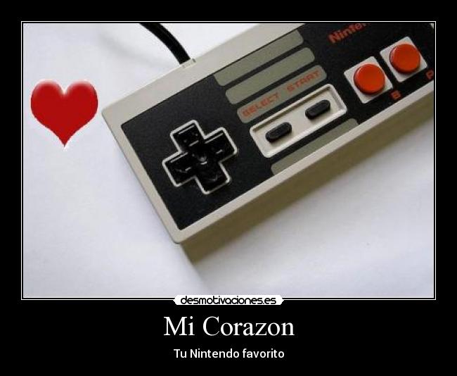 carteles corazon consola juegos desmotivaciones