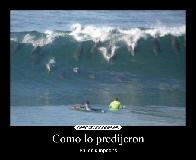 Como lo predijeron - en los simpsons