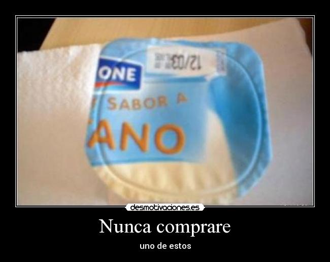 Nunca comprare -