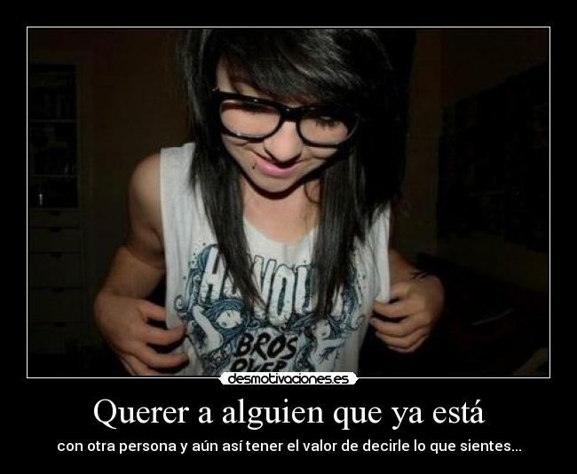 Querer a alguien que ya está -