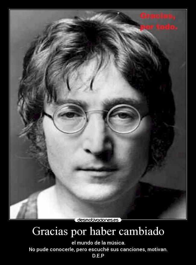 Gracias por haber cambiado - 