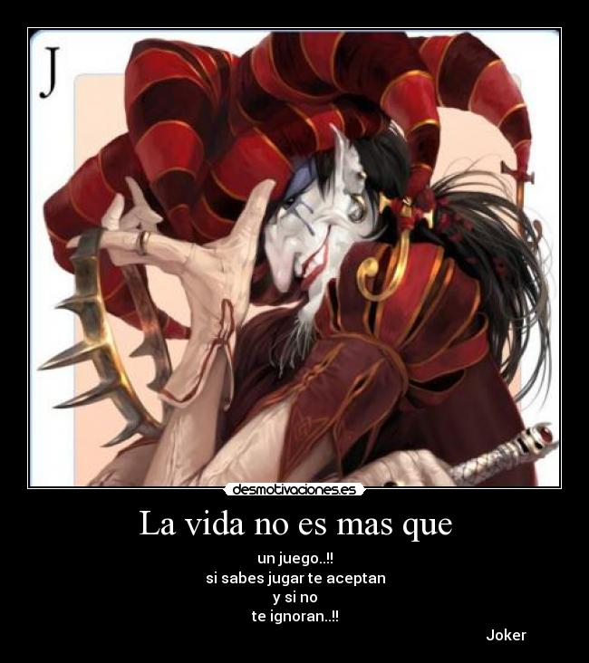 La vida no es mas que - 