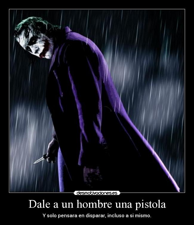 carteles joker evaristo99 desmotivaciones