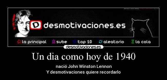 Un dia como hoy de 1940 -