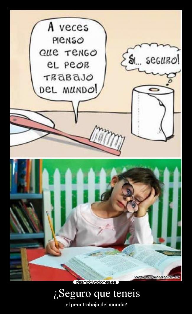 ¿Seguro que teneis -