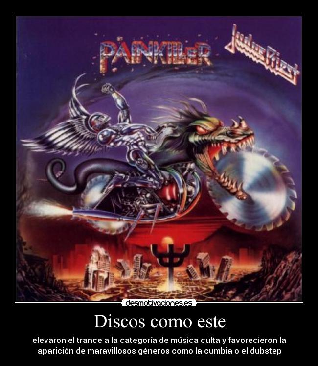 Discos como este - elevaron el trance a la categoría de música culta y favorecieron la
aparición de maravillosos géneros como la cumbia o el dubstep