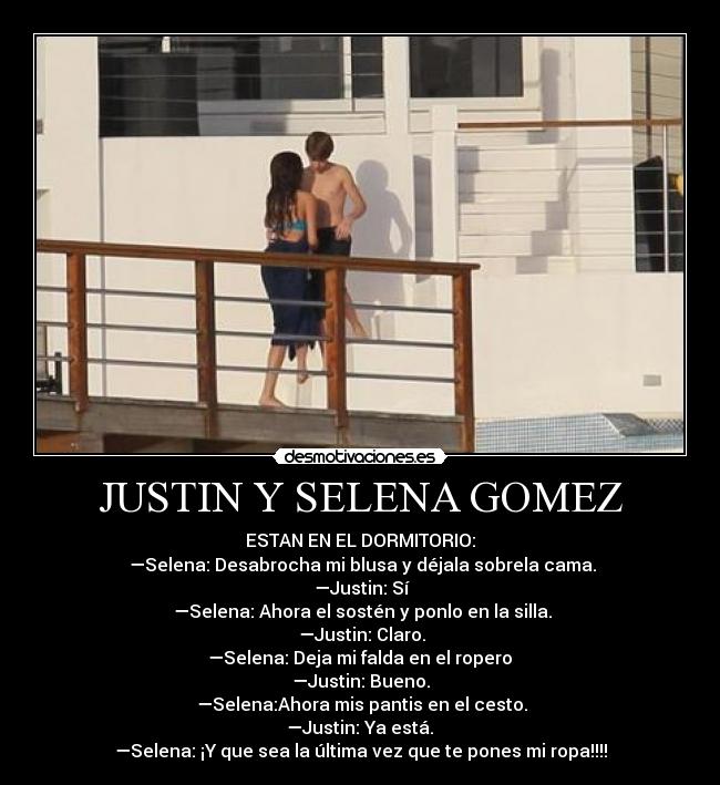 JUSTIN Y SELENA GOMEZ -