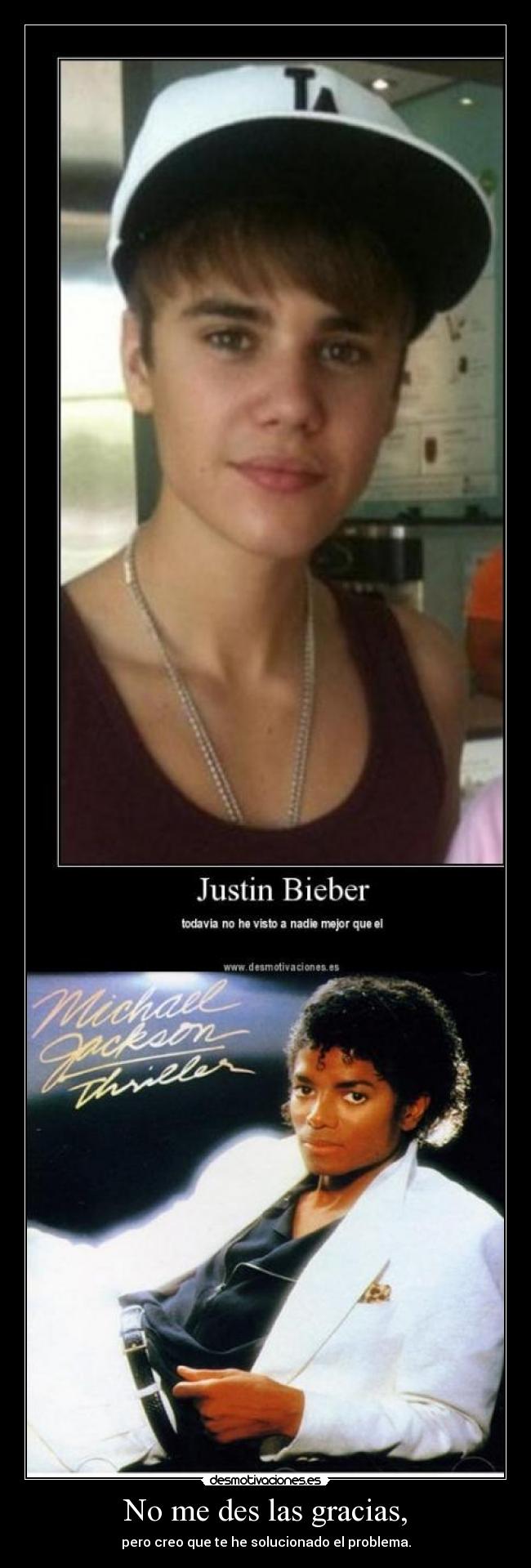 carteles michael justin jackson bieber desmotivaciones