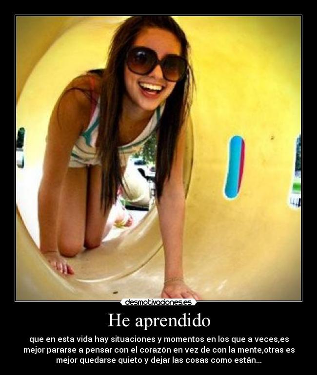 He aprendido - 