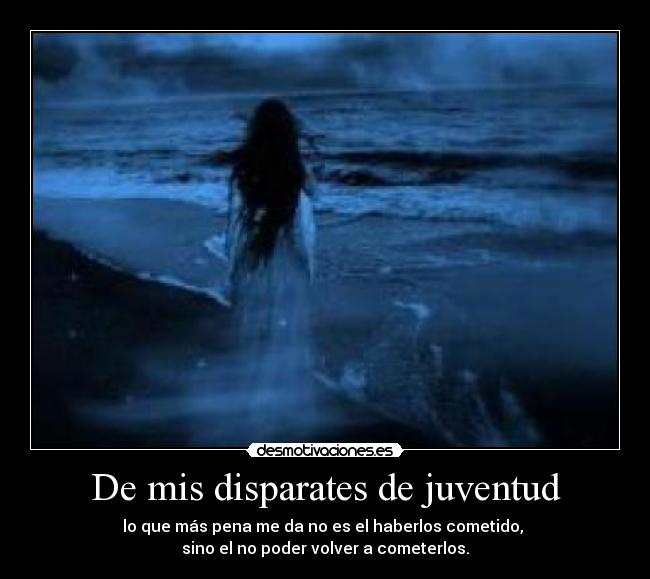 De mis disparates de juventud -