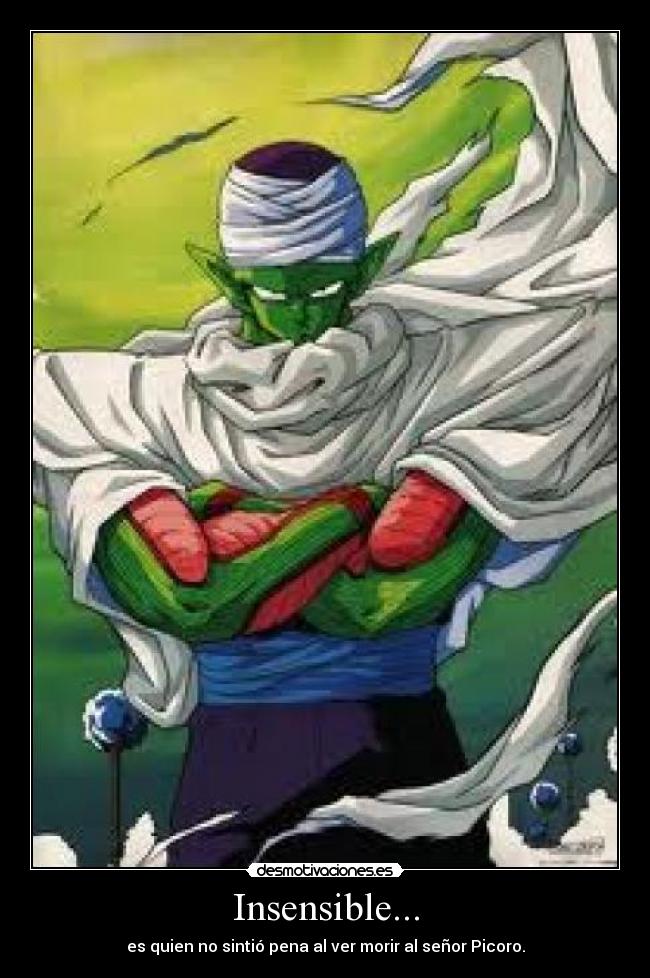 carteles dbz picoro gohan desmotivaciones