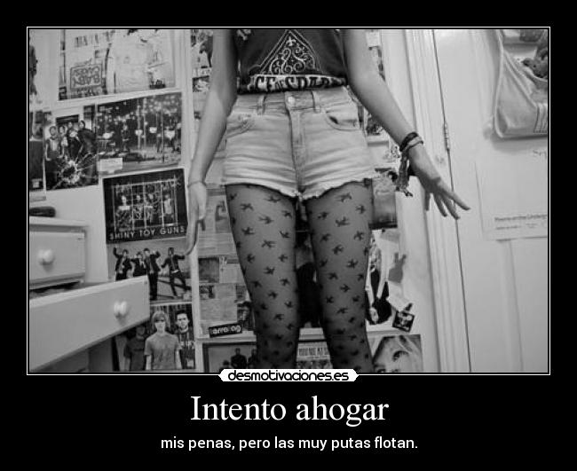 Intento ahogar -