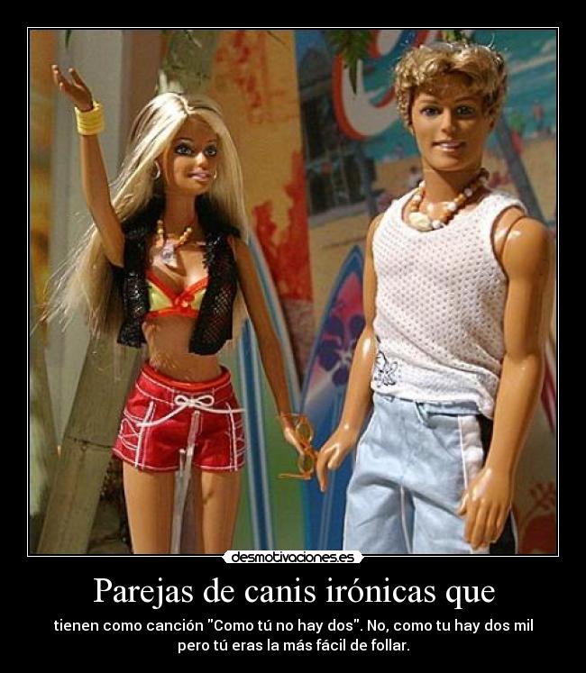 Parejas de canis irónicas que - 
