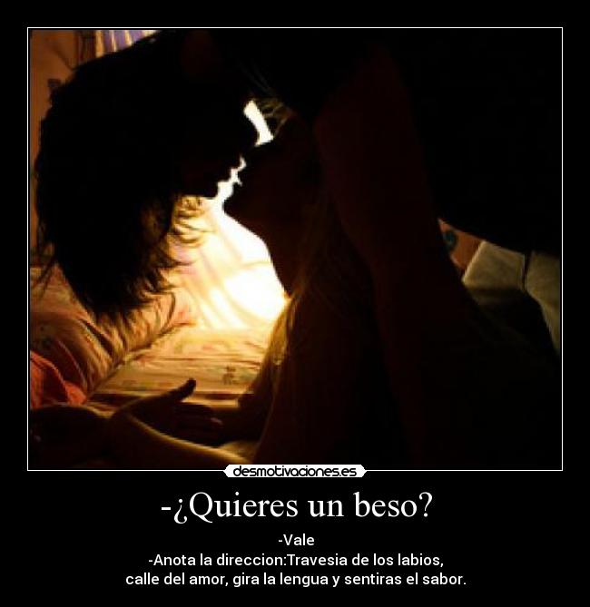 carteles beso direccion labios amor lengua sabor desmotivaciones