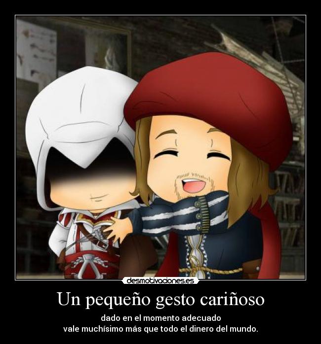 carteles assassins creed ezio leonardo carino desmotivaciones