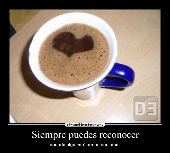 Siempre puedes reconocer -