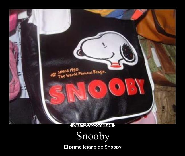 Snooby - El primo lejano de Snoopy