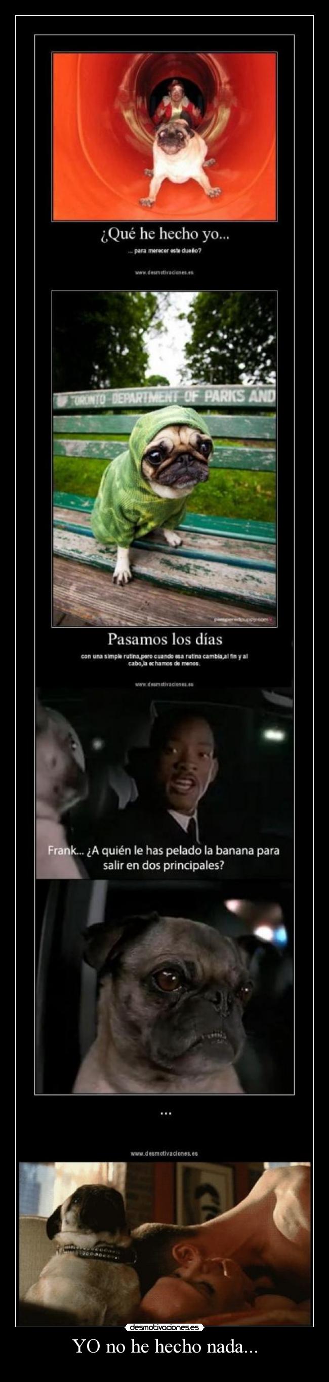 YO no he hecho nada... -