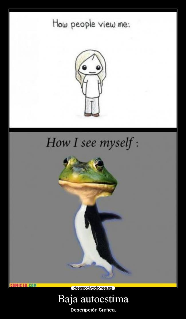 Baja autoestima -