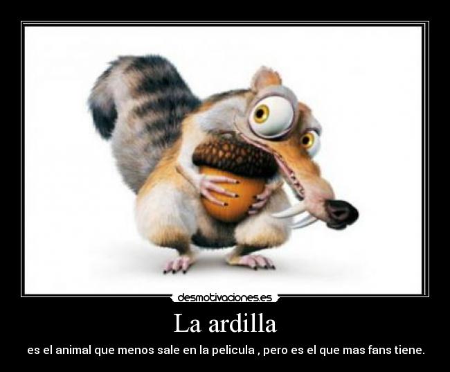 La ardilla -