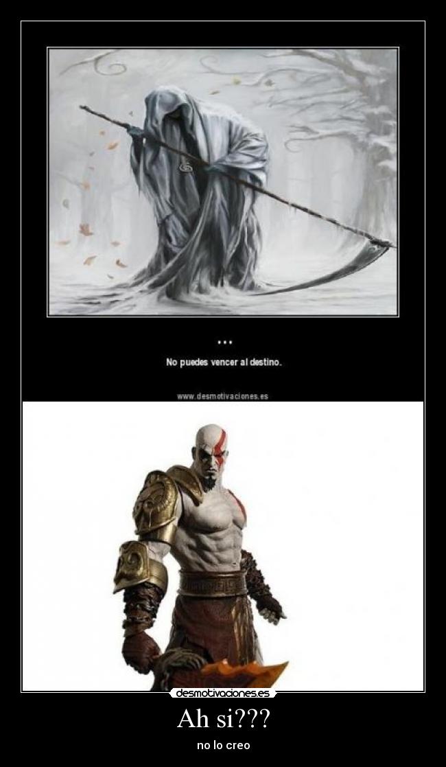 Ah si??? - no lo creo